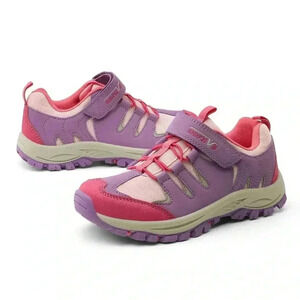 NEW Nortiv8 Kids Non Slip Hiking Shoes Pink Purple Girls Kids Sz 4
